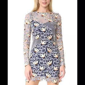 Self portrait patchwork mini dress, US8